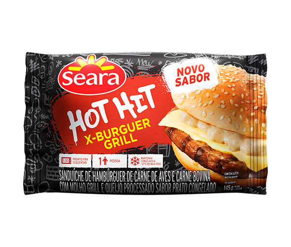 Hot hit x-burguer grill Seara 145g