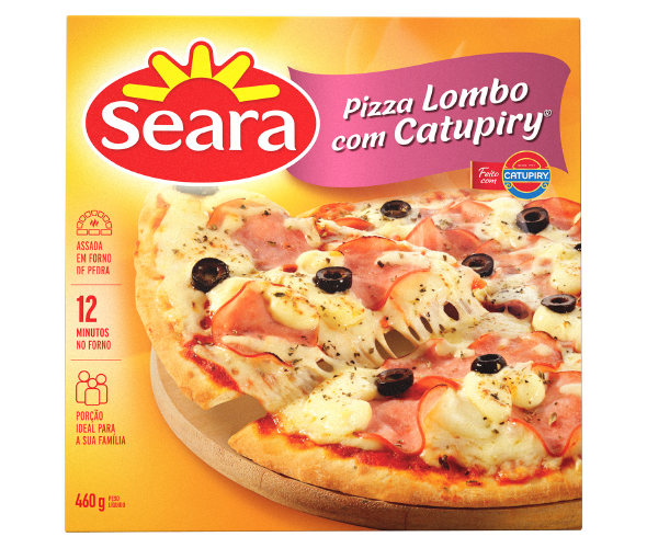 Pizza de Lombo com Catupiry Seara 460g