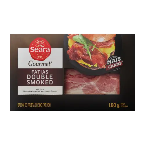 Bacon Fatias Double Smoked Seara Gourmet 180g