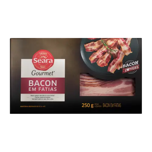 Bacon em Fatias Seara Gourmet 250g