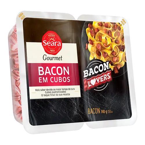 Bacon em Cubos Seara Gourmet 140g