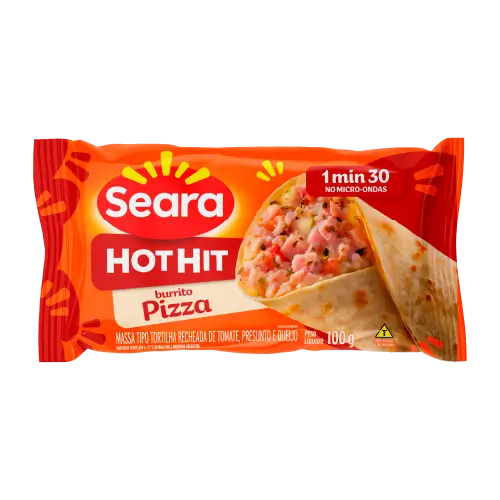 Burrito Hot Hit de Pizza Seara 100g