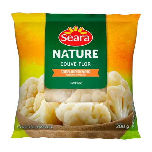 Couve Flor Congelada Nature Congelado Ensacolado 300g