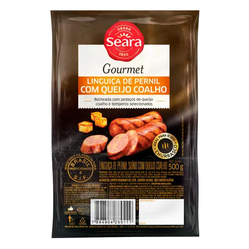 Linguiça de Pernil com Queijo Coalho Seara Gourmet 500g