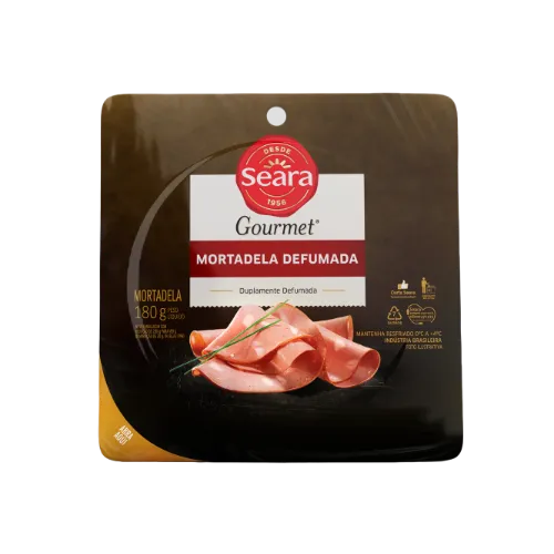 Mortadela Defumada Fatiada Seara Gourmet 180g