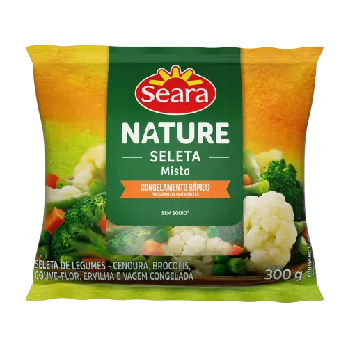 Seleta Mista Congelada Nature Congelado Ensacolada 300g