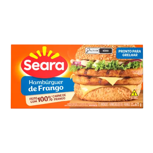 Hambúrguer de Frango Seara 672g