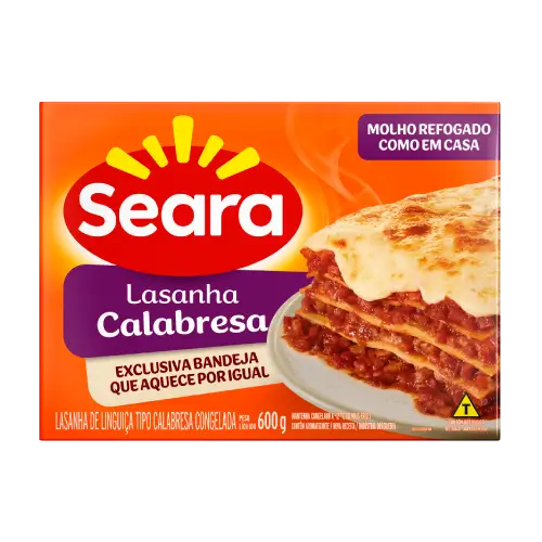 Lasanha de Calabresa Seara 600g