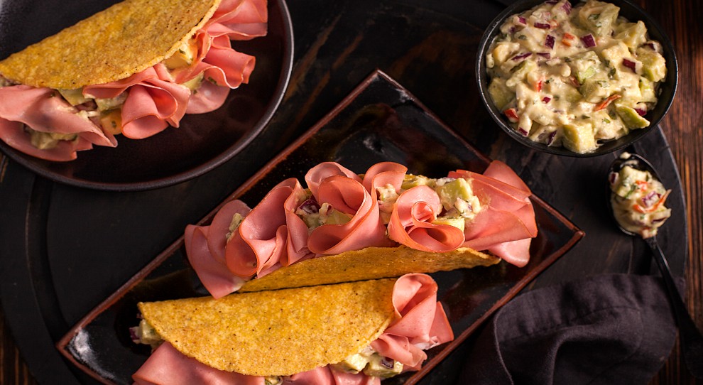 Receita Sanduíche de Mortadela Defumada com Guacamole