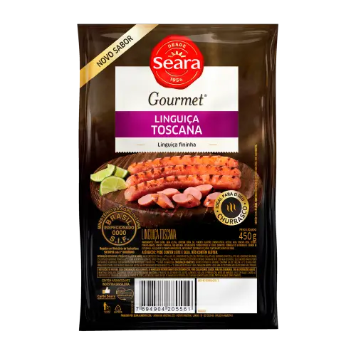 Linguiça Fininha Toscana Seara Gourmet 450g