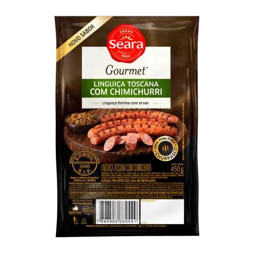 Linguiça Fininha Toscana com Chimichurri Seara Gourmet 450g