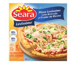 Pizza Levíssimo e Brócolis Seara 420g