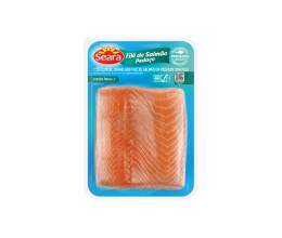 Filé de salmão inteiro em Pedaço Seara Pescados 500g