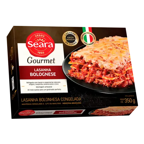 Lasanha Bolognese Seara Gourmet 350g