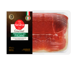 Presunto cru italiano Seara Gourmet 80g