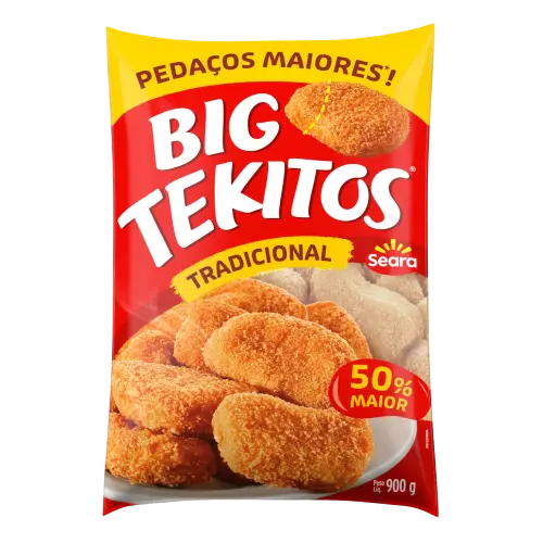 Tekitos Tradicional 900g Congelado Ensacado