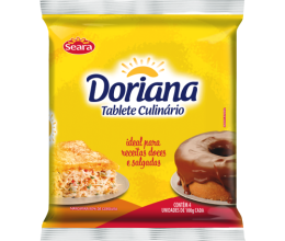 Tablete culinário 80% gordura Doriana 400g
