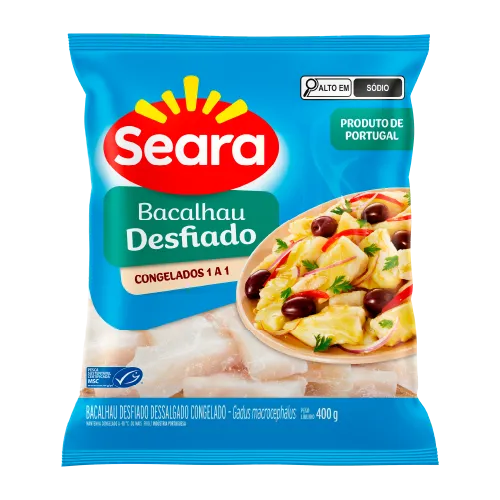 Bacalhau Desfiado Seara 400g