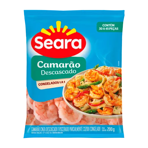 Camarão Descascado 30/45 Seara 200g