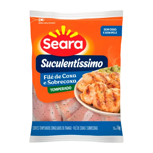 Filé de Coxa e Sobrecoxa Suculentíssimo Seara 1kg