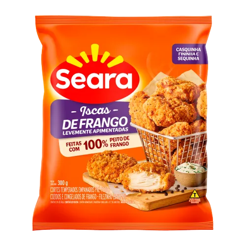 Iscas de Frango Levemente Apimentada Seara 300g