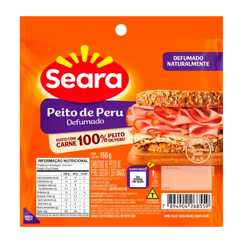 Peito de Peru Fatiado Seara 150g