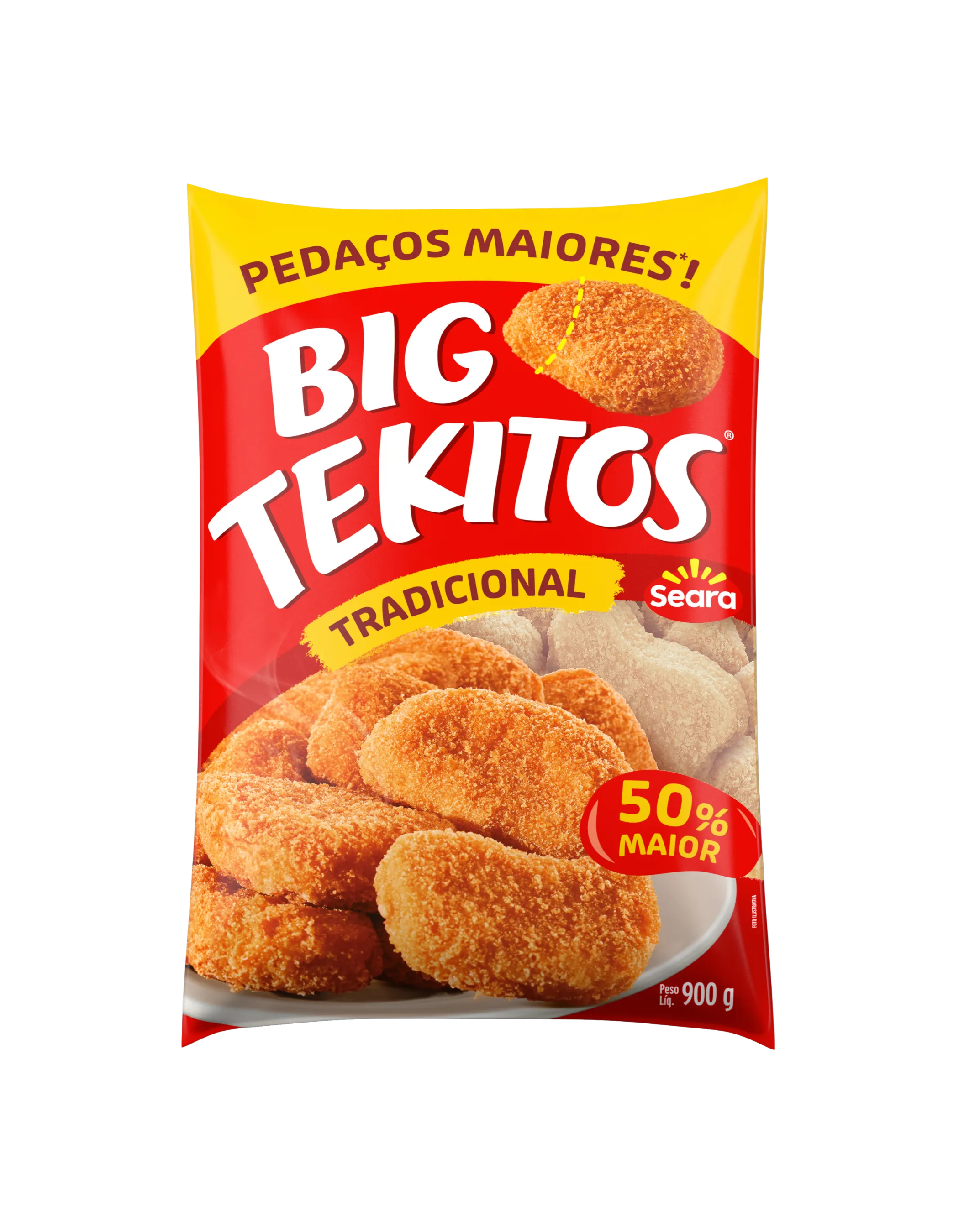 Tekitos Tradicional 900g Congelado Ensacado