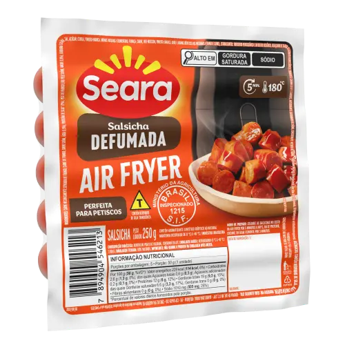 Salsicha Defumada para Air Fryer