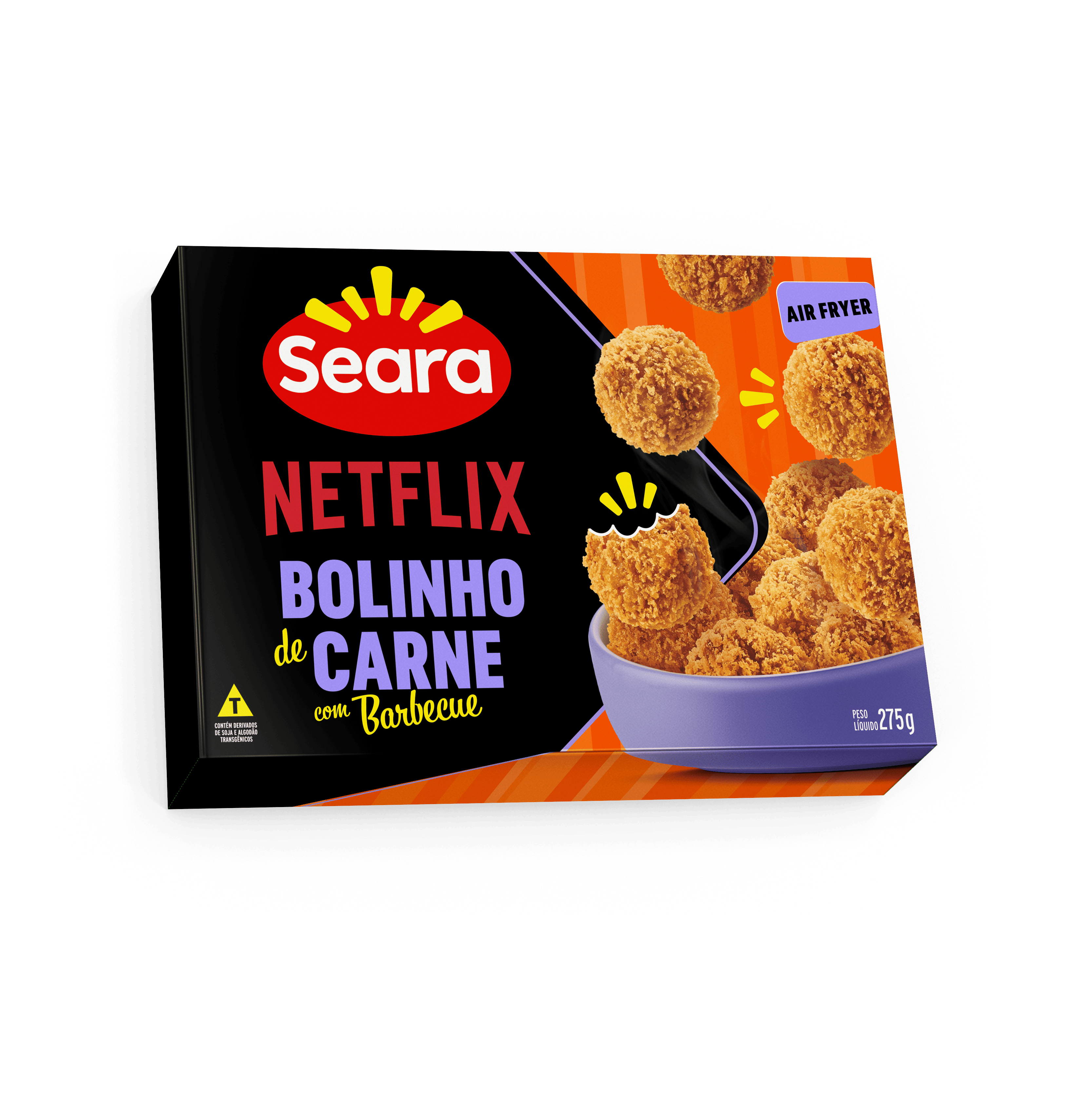 Bolinho de Carne com Barbecue Netflix